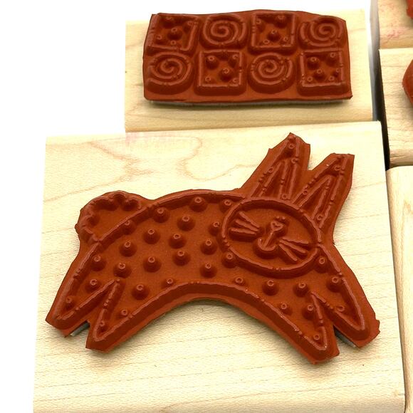 Stampin' Up! Funny Bunny Rubber Stamps Easter Rabbit Carrots Birthday Thanks - Picture 4 of 11